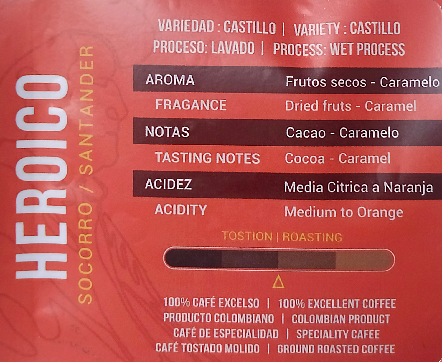 Heroico - Specialty Coffee / Socorro, Santander 