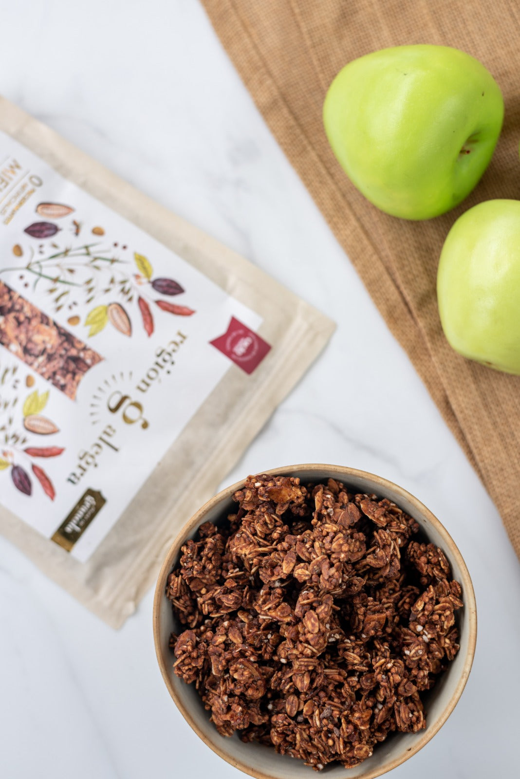 Granola de Cacao y Chocolate - Región Alegra 320 Gr.