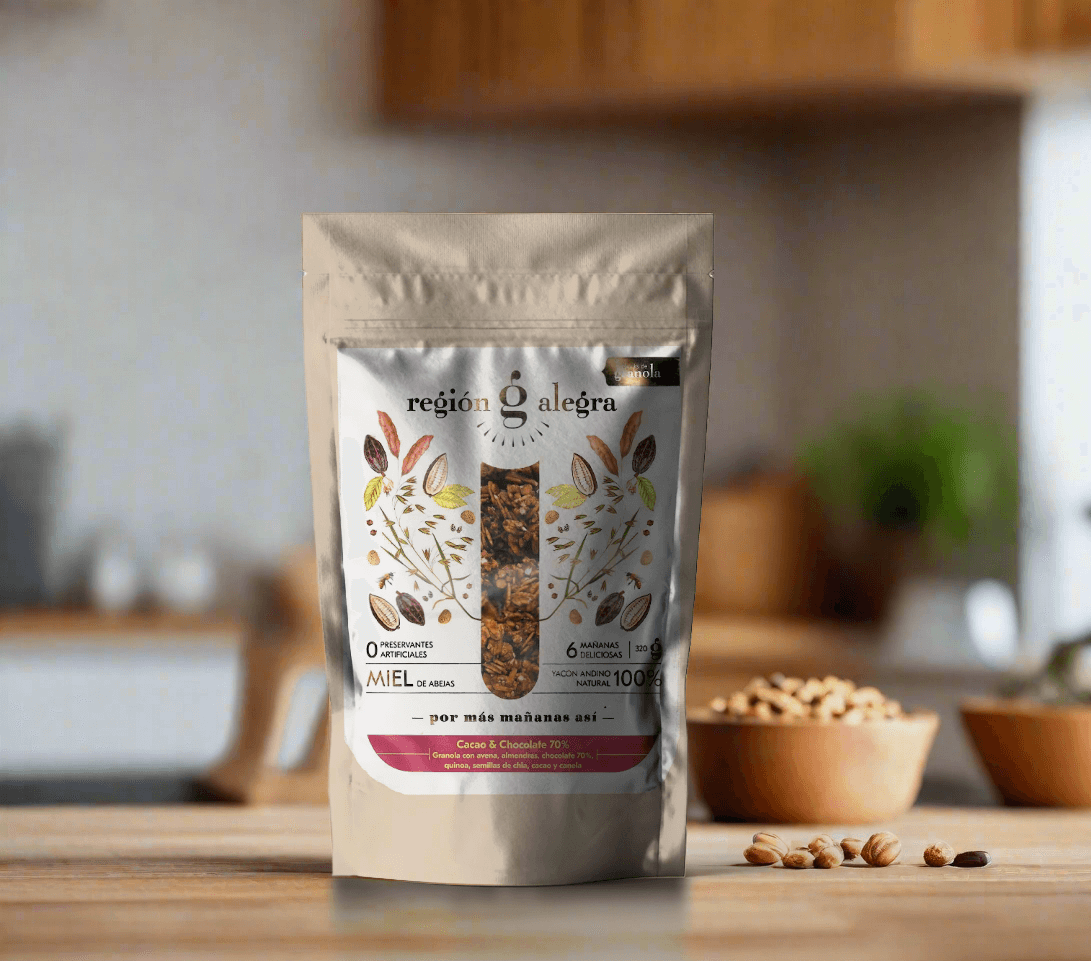 Granola de Cacao y Chocolate - Región Alegra 320 Gr.