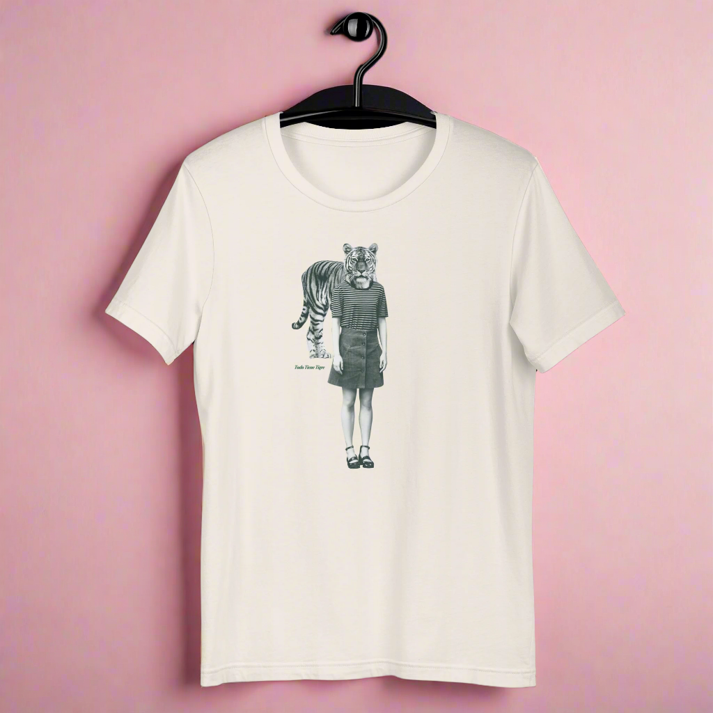 Mujer Tigre - Camiseta de manga corta unisex